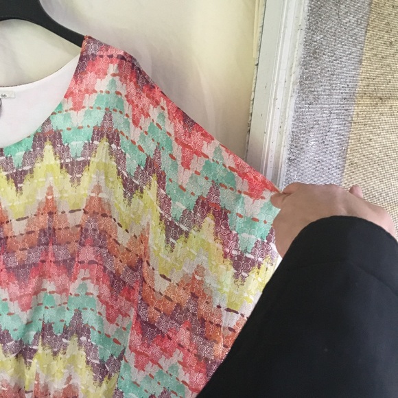 American Rag boho blouse batwing sleeve plus size - Picture 3 of 7